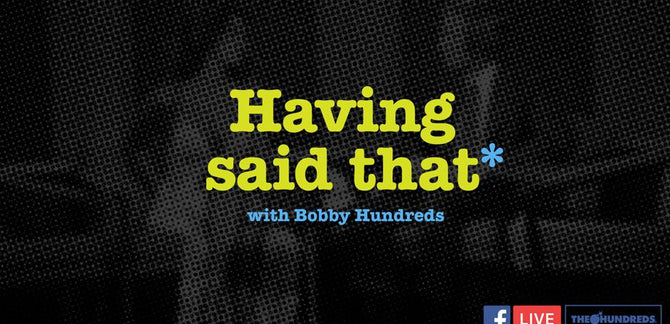 Ep. 1 :: Having Said That*, Our First Facebook Live Broadcast