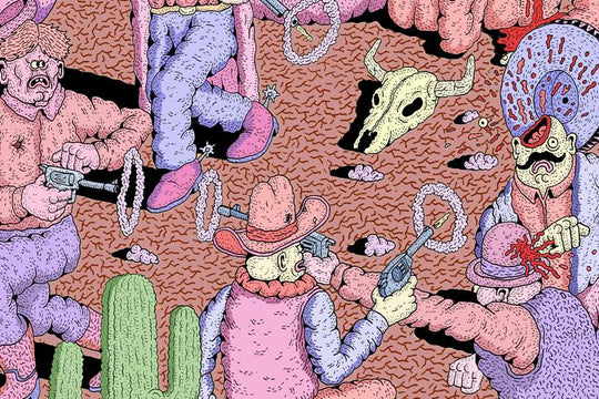 Gore, Guts, & the Grotesque :: The Surreal, Acid Trip Art of Alex Jenkins