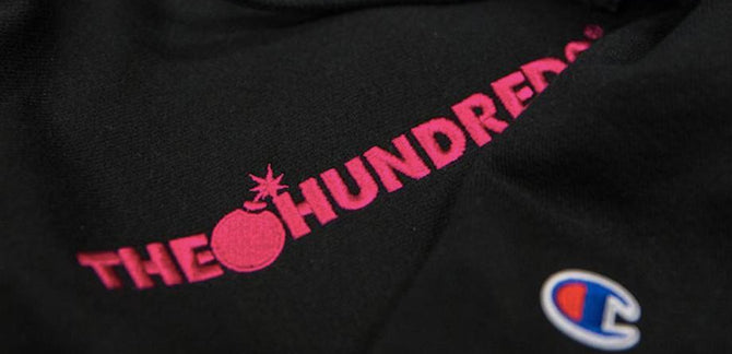 The Hundreds Champion Reverse Weave Fleece & Heritage Tee collection