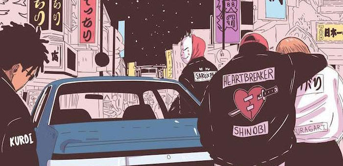 Samurais, Babes, & Streetwear :: A Peek Inside Wizzadaking's Illustrated World