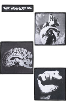 Brain Heart Fist Patches