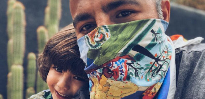 ARTIST SERIES BANDANAS :: Amir H. Fallah has Evolved from Decay to Dad