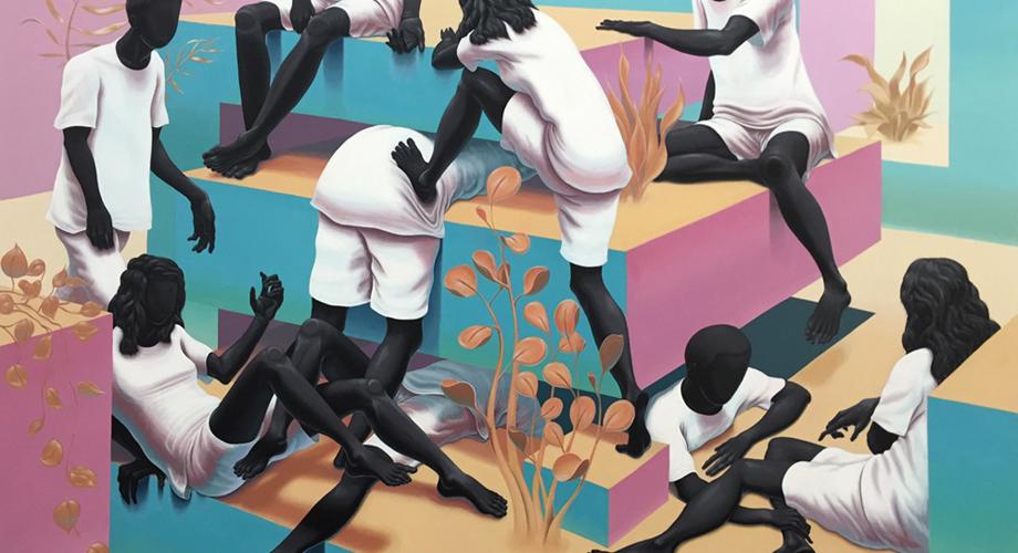 Artist Alex Gardner's Blank-Faced Figures are Open to Your Interpretation