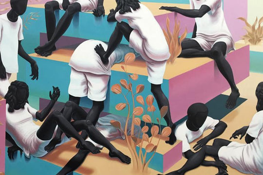 Artist Alex Gardner's Blank-Faced Figures are Open to Your Interpretation