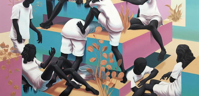 Artist Alex Gardner's Blank-Faced Figures are Open to Your Interpretation