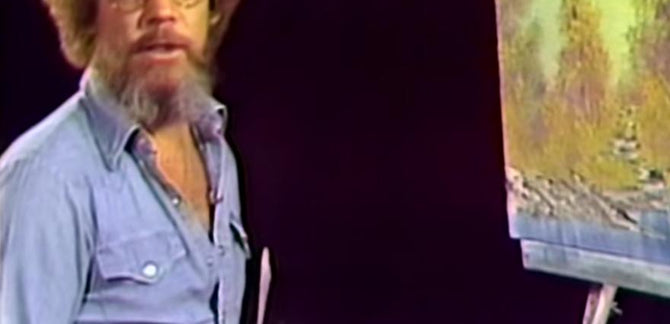BOB ROSS'S VERY FIRST EPISODE