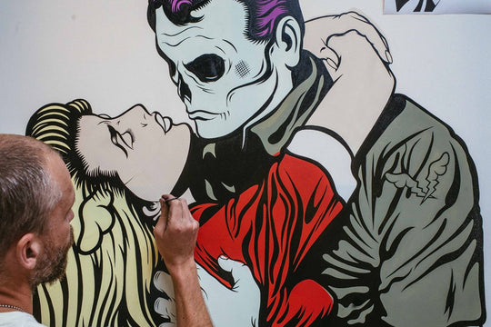 Renowned Street Artist D*Face on His New Show 'Happy Never Ending,' Modern Love, & His Collab with The Hundreds