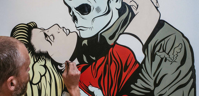 Renowned Street Artist D*Face on His New Show 'Happy Never Ending,' Modern Love, & His Collab with The Hundreds