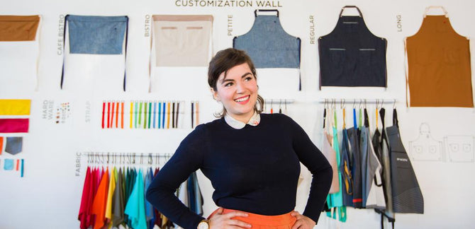Shake Up the Industry :: Meet Ellen Bennett, the Woman Running the Hedley & Bennett Apron Empire