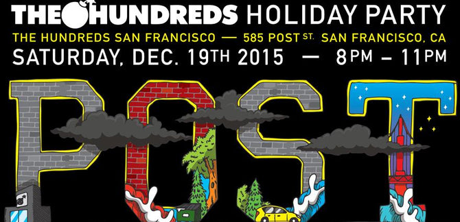 The Hundreds San Francisco Holiday Party w/ Aaron Kai & Alexander Spit