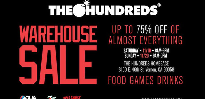 It's the Most Wonderful Time of the Year :: The Hundreds Warehouse Sale Is BACK