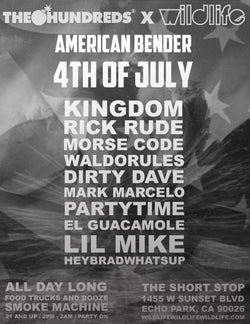 THE HUNDREDS x WILDLIFE PRESENT AMERICAN BENDER.