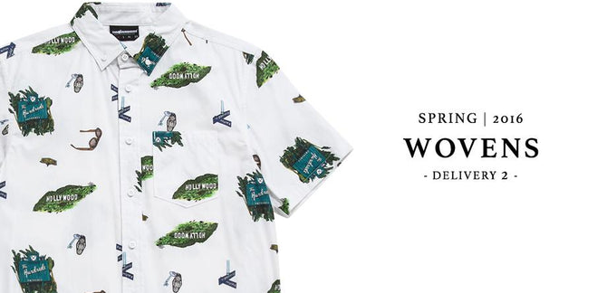 Available Now :: The Hundreds Spring 2016 D2 Wovens