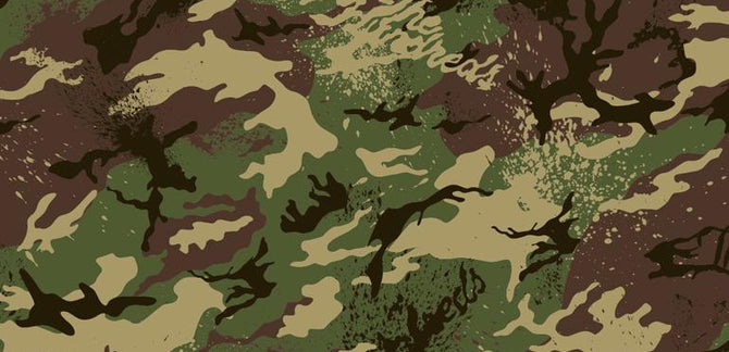 THE HUNDREDS "WOODLANDS SPLATTER" CAMOUFLAGE