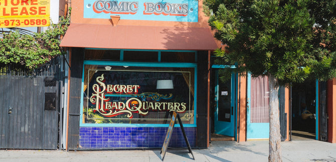 An Inside Look at LA's Mysterious Secret Headquarters Comic Book Shop