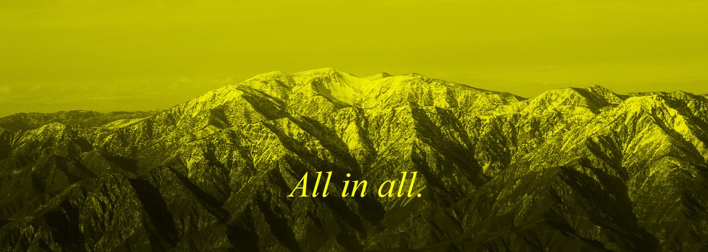 All in All :: Expanding Horizons
