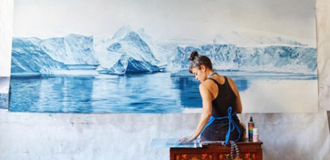 Artist Zaria Forman's TEDTalk Reveals the Urgency of Climate Change
