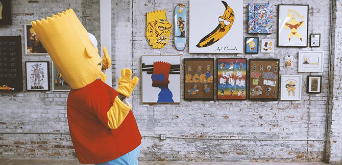 Curated by Be Street :: The Unofficial Bootleg Bart Art Show