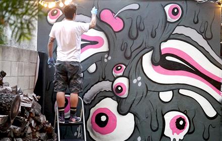 HOW TO PAINT A MURAL BY BUFF MONSTER