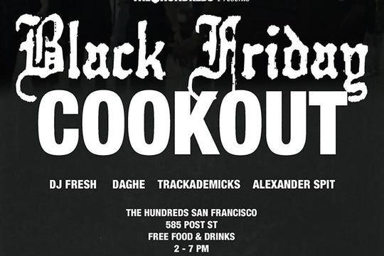 Black Friday Cookout at POST w/ Alexander Spit, Trackademicks & More
