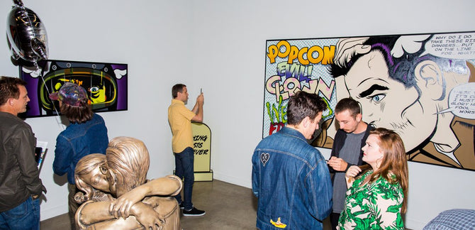 RECAP :: 'Happy Never Ending,' Street Artist D*Face's Solo Show in Los Angeles