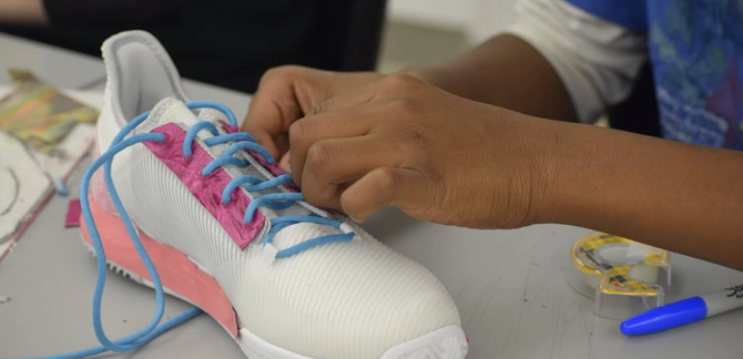 High School Students Get A Crash Course in Sneaker Design and Marketing with Incorp[HER]ated