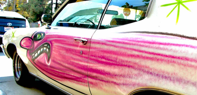 ART IN MOTION :: Kenny Scharf Gives New Life to Old Rides