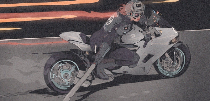 Grimy Singularity :: Dirtyrobot Illustrates a Streetwear-Influenced Cyberpunk Dystopia