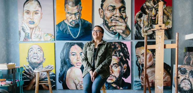 How Tyler, the Creator Helped a 21-Year-Old Artist Realize Her Rap Portraiture Dreams