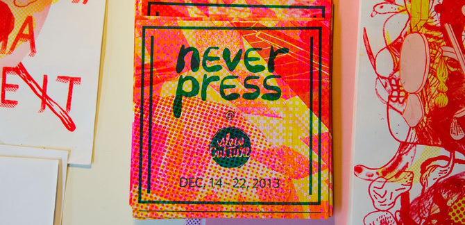 STUDIO VISIT :: HOT OFF THE NEVER PRESS.