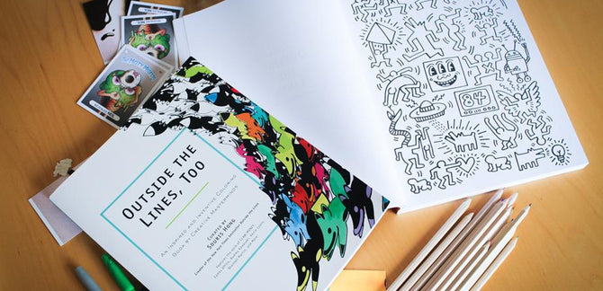 This New York Times Bestseller Without Words Is an Artists' Coloring Book