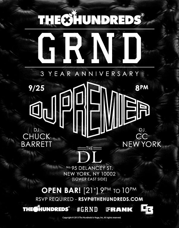 The Hundreds "GRND" 3 Year Anniversary Party