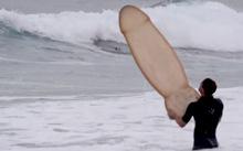 PAT'S NEW SURFBOARD