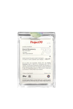 Silver Edition: Darryl Strawberry Topps Card by Bobby Hundreds