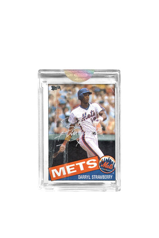Silver Edition: Darryl Strawberry Topps Card by Bobby Hundreds