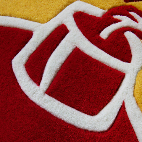 Red Evil Adam Rug