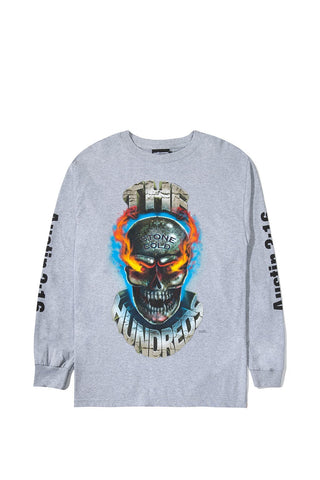 Flaming Skull L/S Shirt