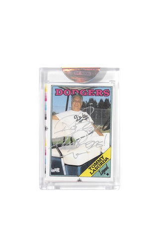 Silver Edition: Tommy Lasorda Topps Card by Bobby Hundreds