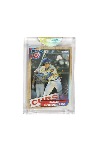 Gold Edition: Ryne Sandberg Topps Card by Bobby Hundreds