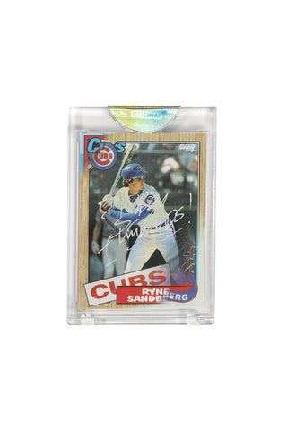 Silver Edition: Ryne Sandberg Topps Card by Bobby Hundreds