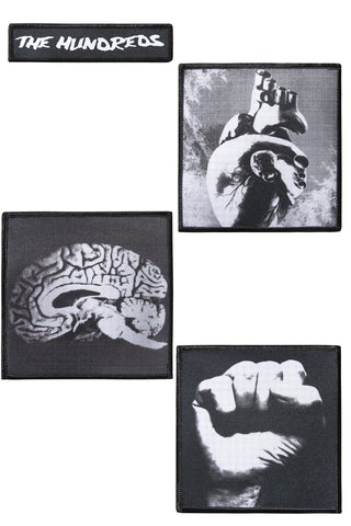 Brain Heart Fist Patches