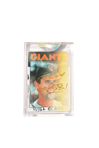 Gold Edition: Will Clark Topps Card by Bobby Hundreds