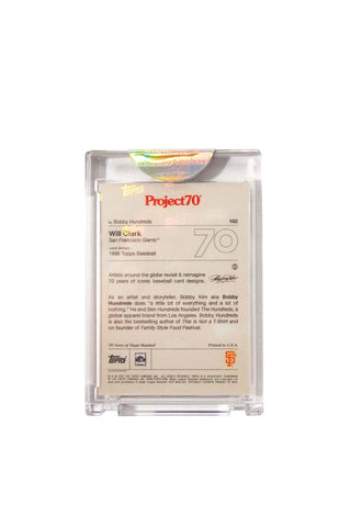 Silver Edition: Will Clark Topps Card by Bobby Hundreds